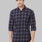 Men Slim Fit Blue Shirt