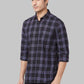 Men Slim Fit Blue Shirt