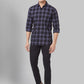 Men Slim Fit Blue Shirt