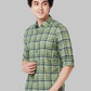Men Slim Fit Blue Shirt