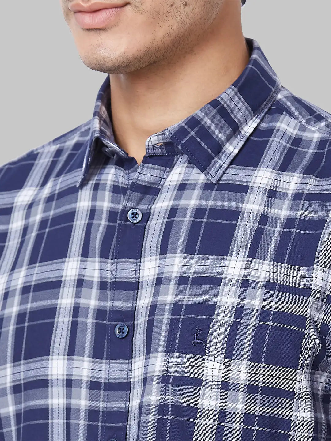 Men Slim Fit Green Shirt