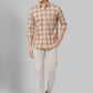 Men Slim Fit Grey Shirt