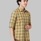 Men Slim Fit Green Shirt