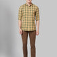 Men Slim Fit Green Shirt