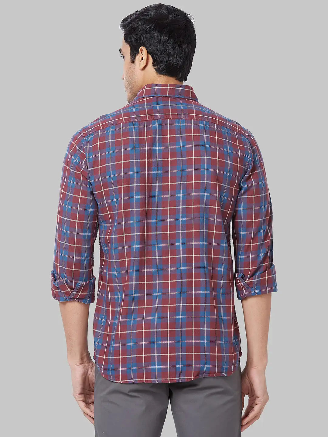 Men Slim Fit Fawn Shirt