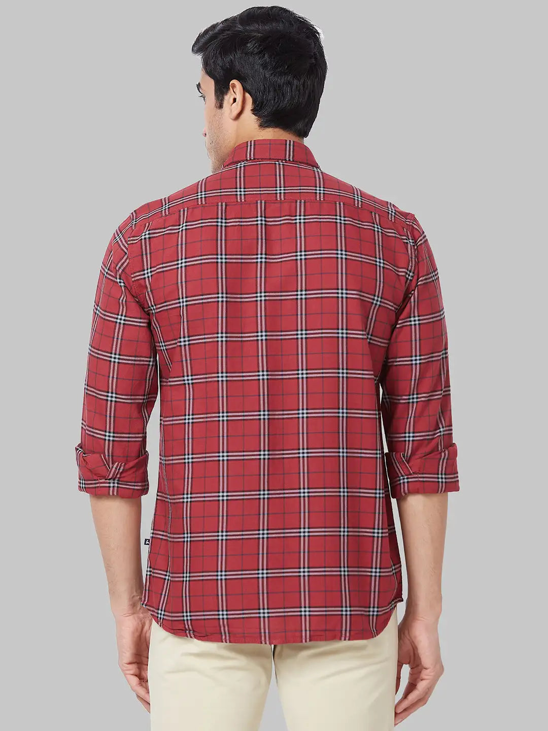 Men Slim Fit Blue Shirt