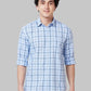 Men Slim Fit Blue Shirt