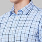 Men Slim Fit Blue Shirt