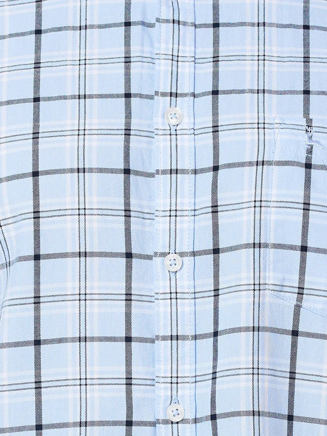 Men Slim Fit Blue Shirt