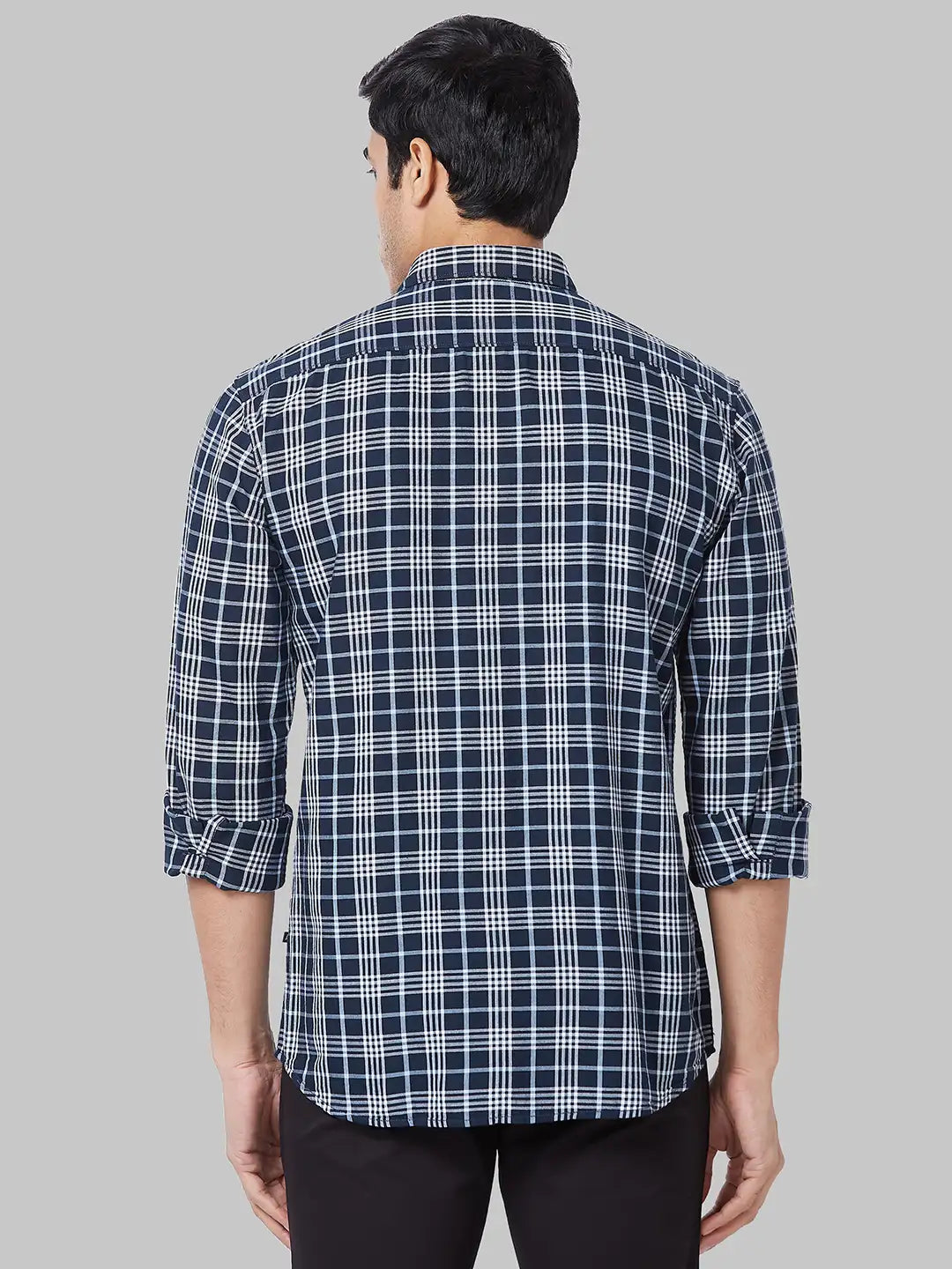 Men Slim Fit White Shirt