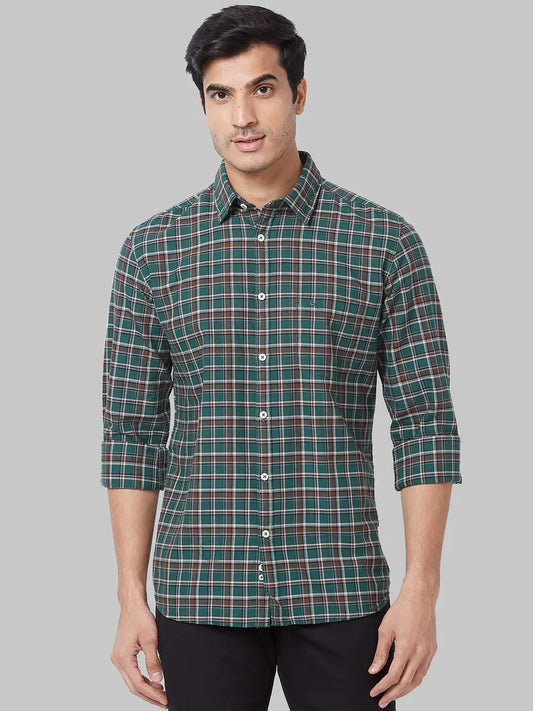 Men Slim Fit Red Shirt