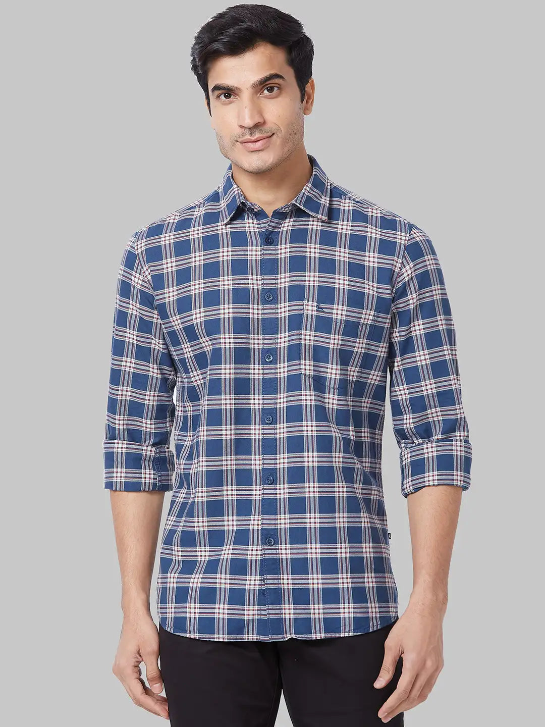 Men Slim Fit Fawn Shirt