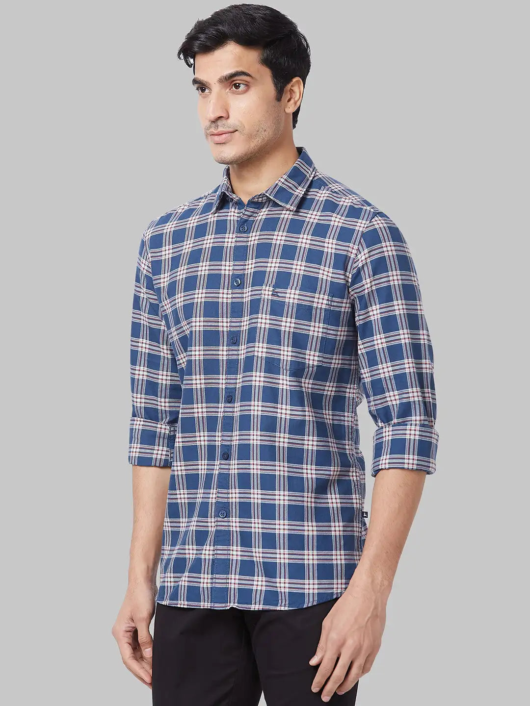 Men Slim Fit Fawn Shirt