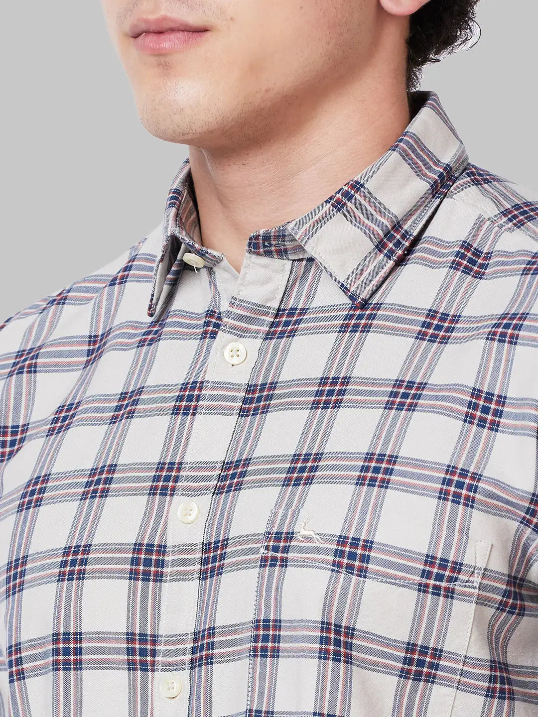 Men Slim Fit Green Shirt