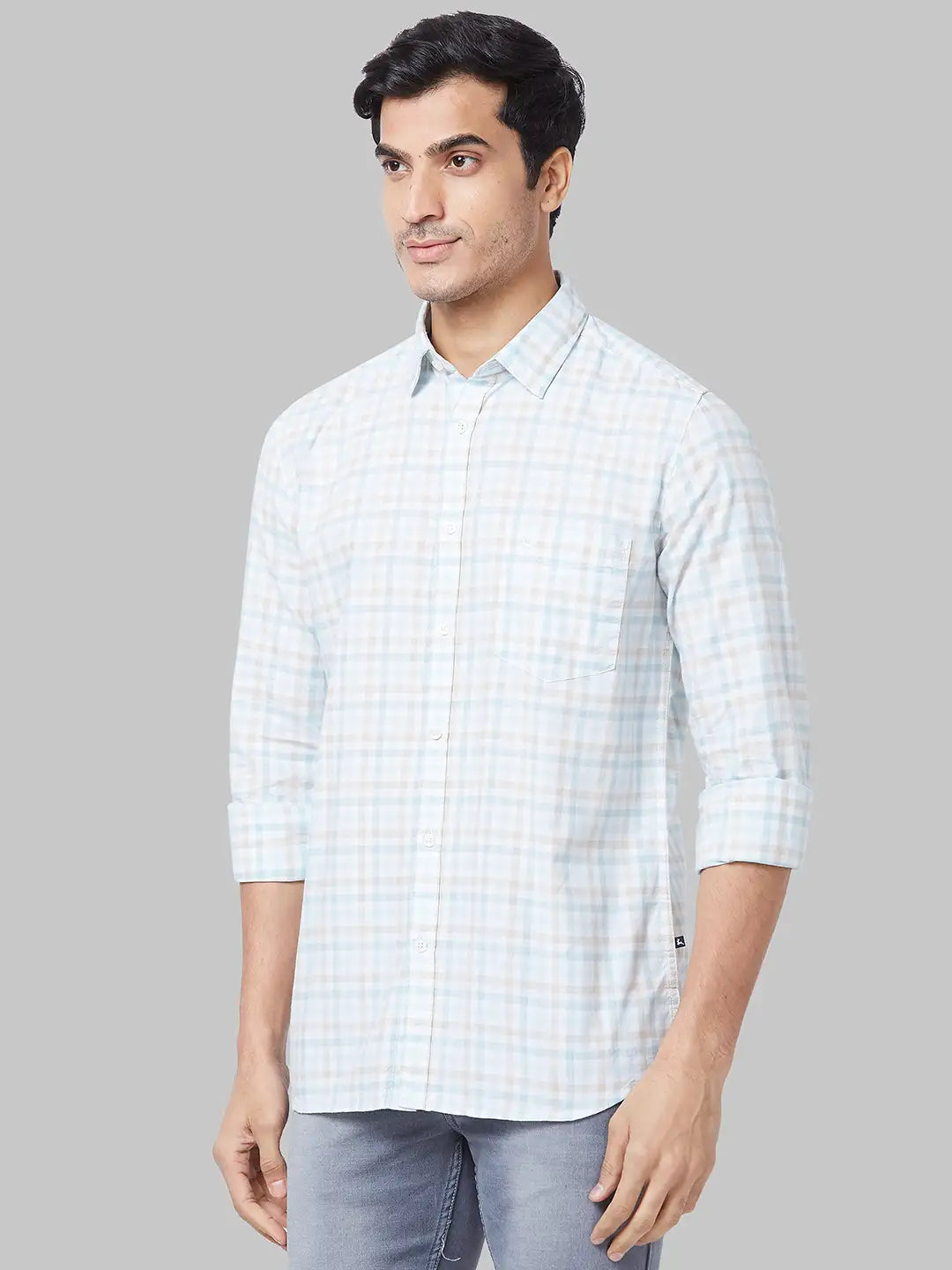Men Slim Fit Red Shirt
