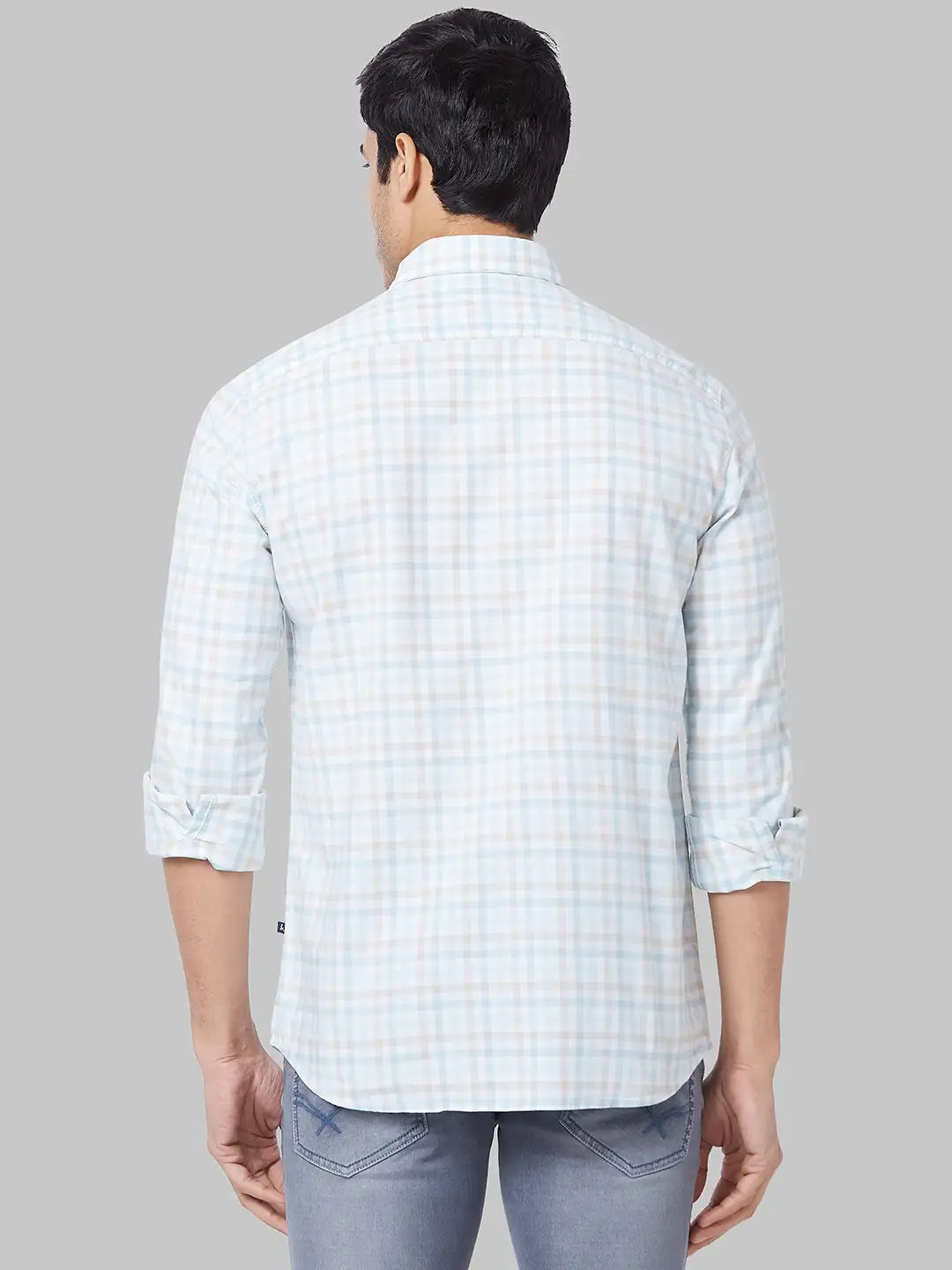 Men Slim Fit Red Shirt