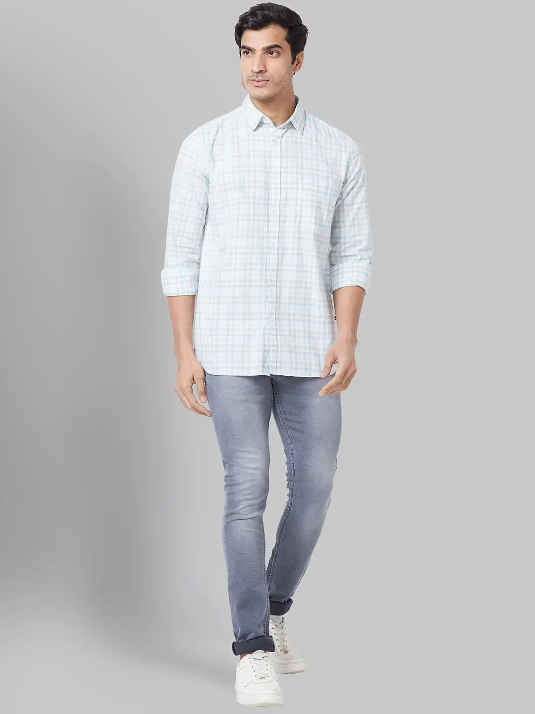 Men Slim Fit Red Shirt