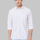 Men Slim Fit Blue Shirt