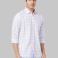 Men Slim Fit Blue Shirt