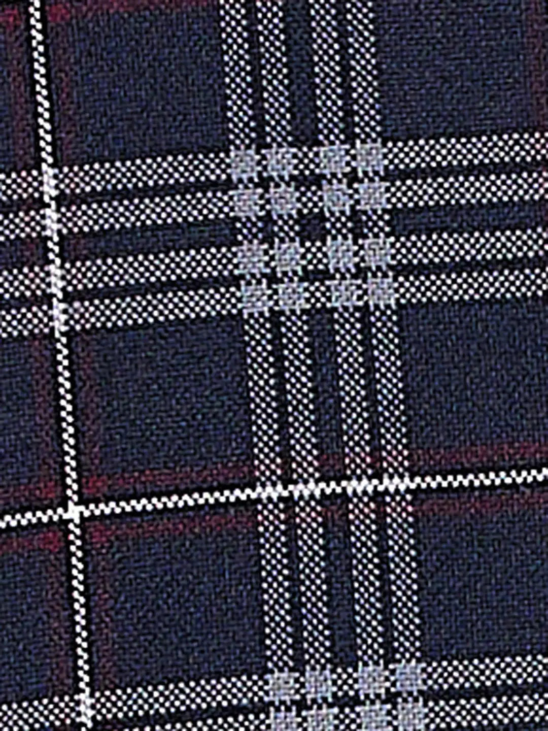 Parx Men Grey Checks Slim Fit Cotton Full Sleeve Shirts
