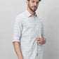 Parx Men Green Checks Slim Fit Cotton Full Sleeve Shirts