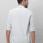 Parx Men Green Checks Slim Fit Cotton Full Sleeve Shirts