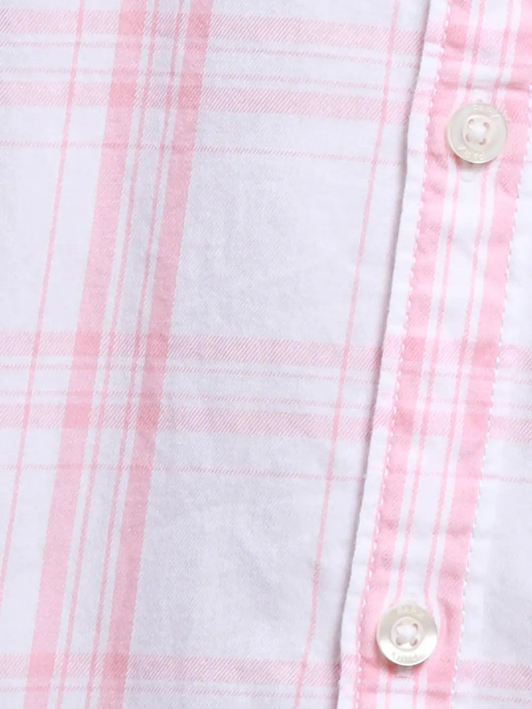 Parx Men Red Slim Fit Checkered Cotton Full Sleeve Cut Away Shirt
