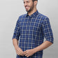 Parx Men Green Checks Slim Fit Cotton Full Sleeve Shirts