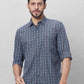 Parx Men Yellow Checks Slim Fit Cotton Full Sleeve Shirts