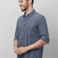 Parx Men Yellow Checks Slim Fit Cotton Full Sleeve Shirts