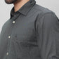 Parx Men Blue Stripe Slim Fit Cotton Full Sleeve Shirts