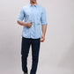 Parx Men Beige Tapered Fit Solid Cotton Spandex Trouser