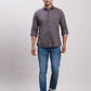 Parx Men Black Slim Fit Solid Cotton Full Sleeve Cutaway Collar Shirts