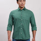 Parx Men Red Slim Fit Solid Cotton Full Sleeve Cutaway Collar Shirts