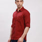 Parx Men White Slim Fit Solid Cotton Full Sleeve Cutaway Collar Shirts
