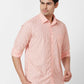 Parx Slim Fit Printed Medium Fawn Shirt