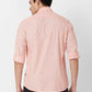 Parx Slim Fit Printed Medium Fawn Shirt