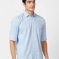 Parx Slim Fit Printed Dark Brown Shirt