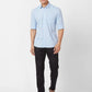 Parx Slim Fit Printed Dark Brown Shirt