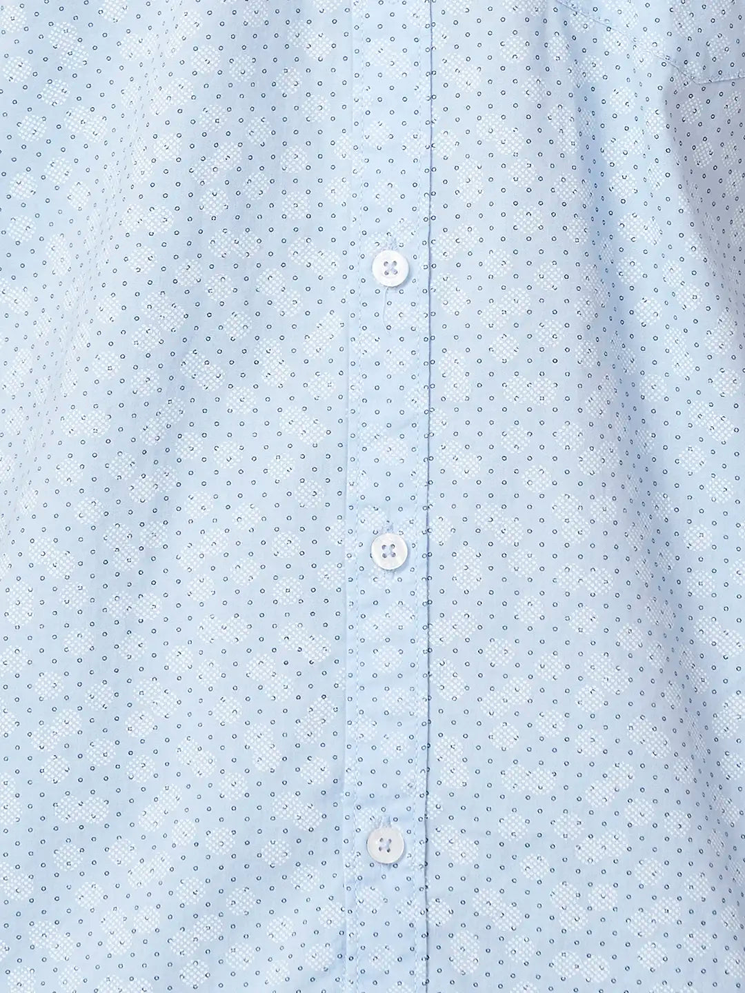 Parx Slim Fit Printed Dark Brown Shirt
