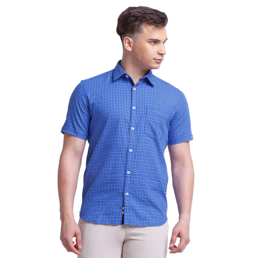 Men Slim Fit Red Shirt