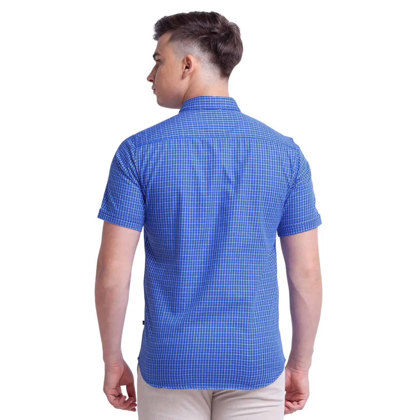 Men Slim Fit Red Shirt