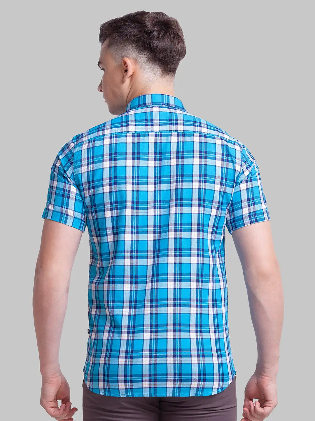 Men Slim Fit Yellow Shirt