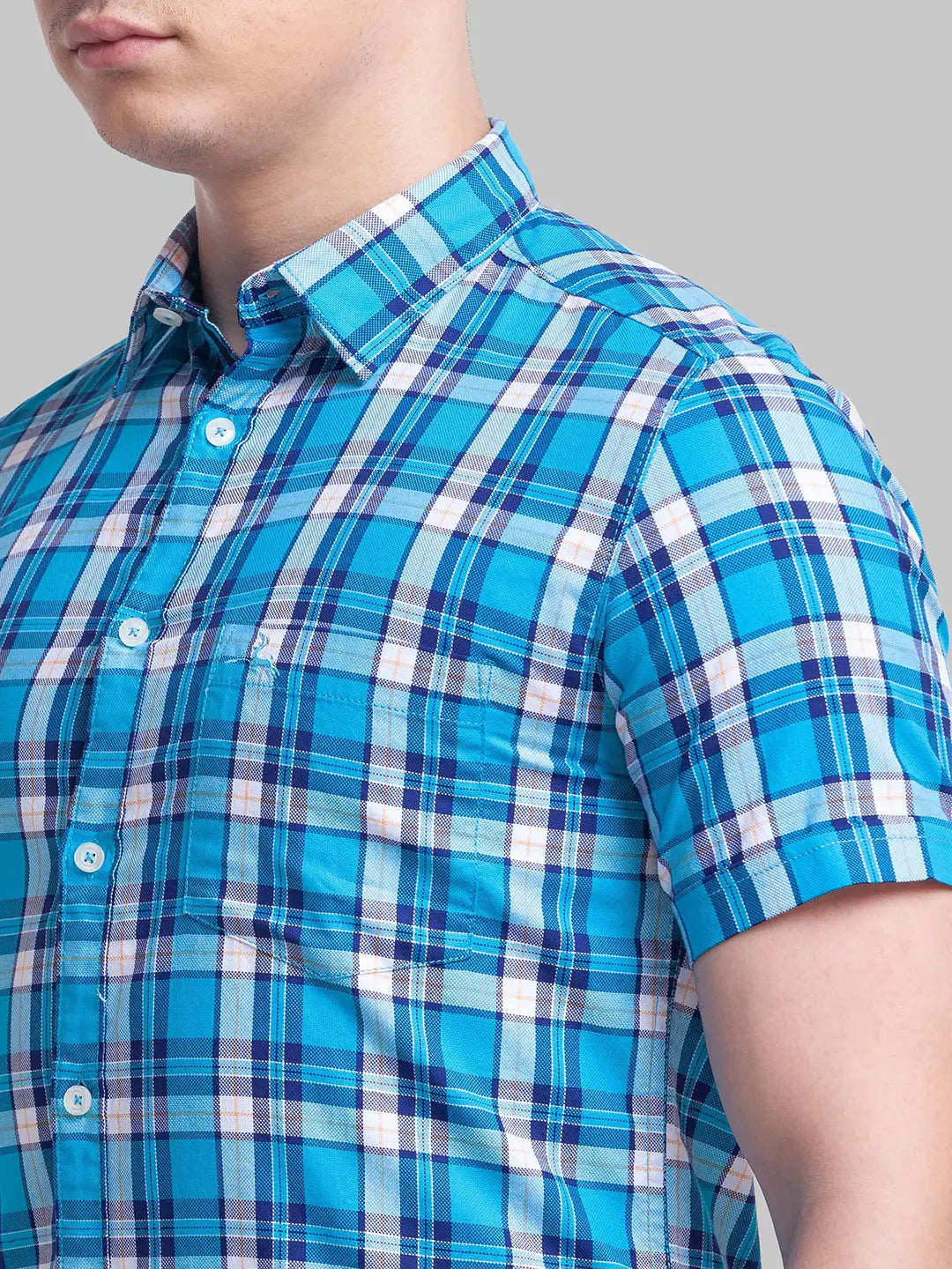 Men Slim Fit Yellow Shirt