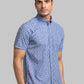 Men Slim Fit Pink Shirt