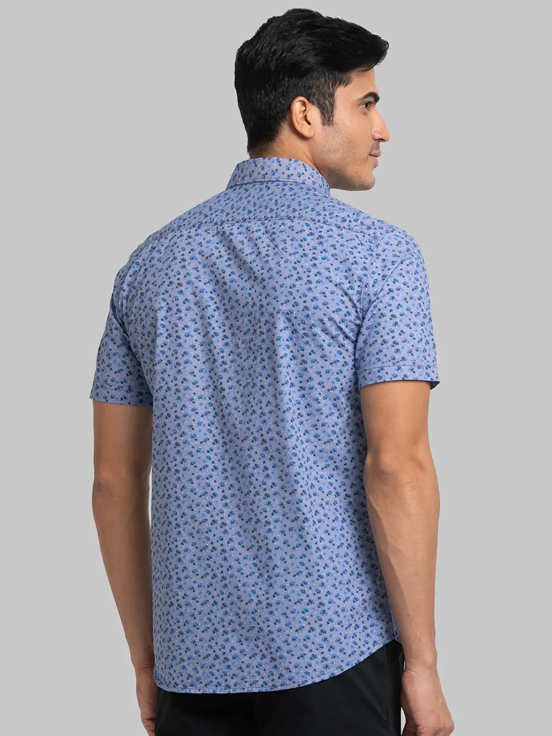 Men Slim Fit Pink Shirt