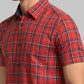 Parx Men Yellow Print Slim Fit Cotton Half Sleeve Shirt