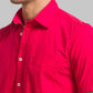 Men Slim Fit White Shirt