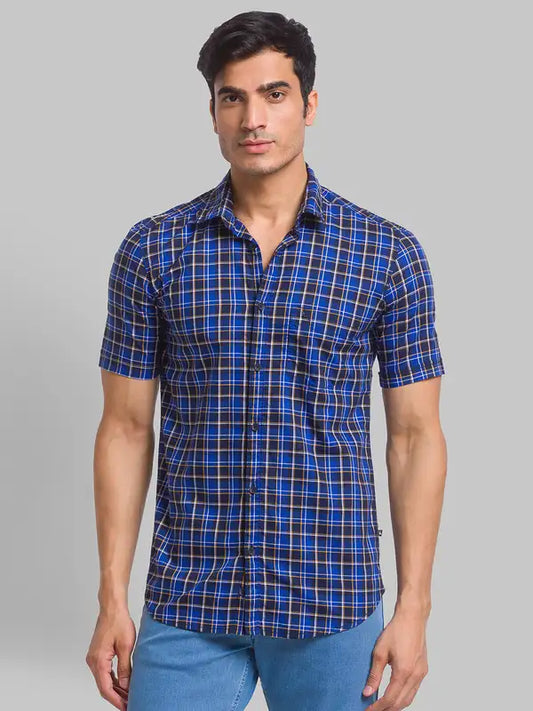Men Slim Fit Fawn Shirt