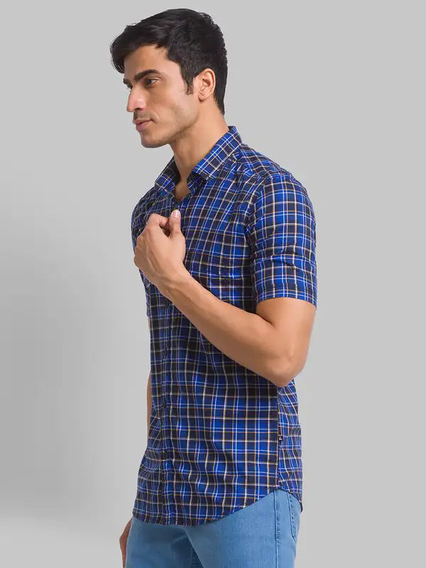 Men Slim Fit Fawn Shirt